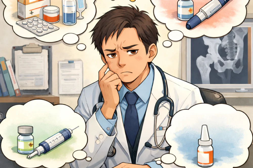 骨形成薬の使い分けと合併症・併用禁忌について（私見含む）