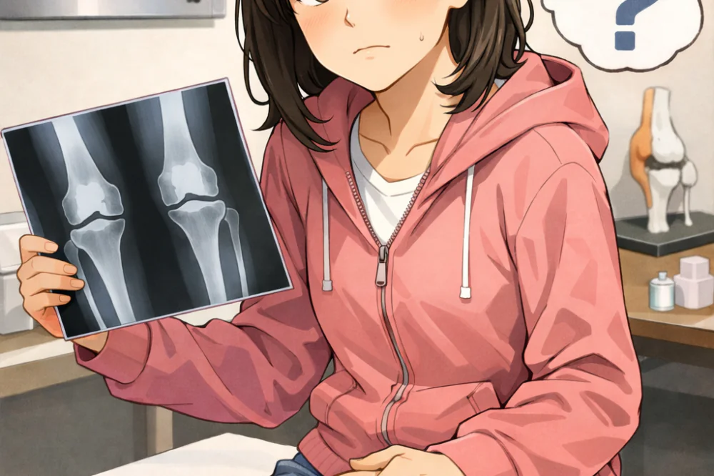 早期変形性膝関節症：レントゲンで「軽い」と言われても、膝の痛みが続く理由